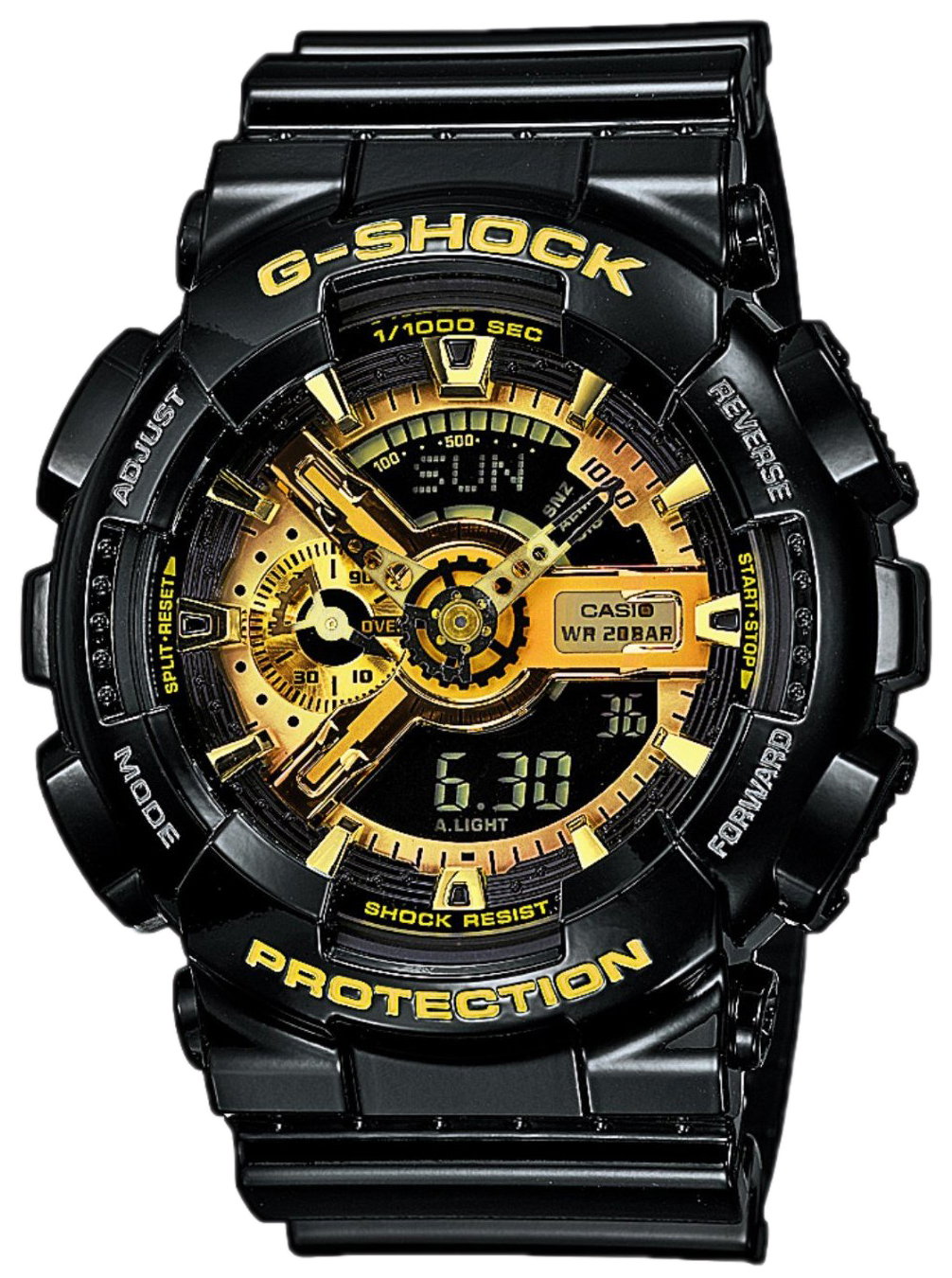 Casio Herrklocka GA-110GB-1AER G-Shock Guld/Resinplast Ø51.2 mm - Casio