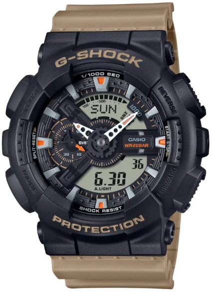 Casio Herrklocka GA-110TU-1A5ER G-Shock LCD/Gummi Ø51.2 mm - Casio