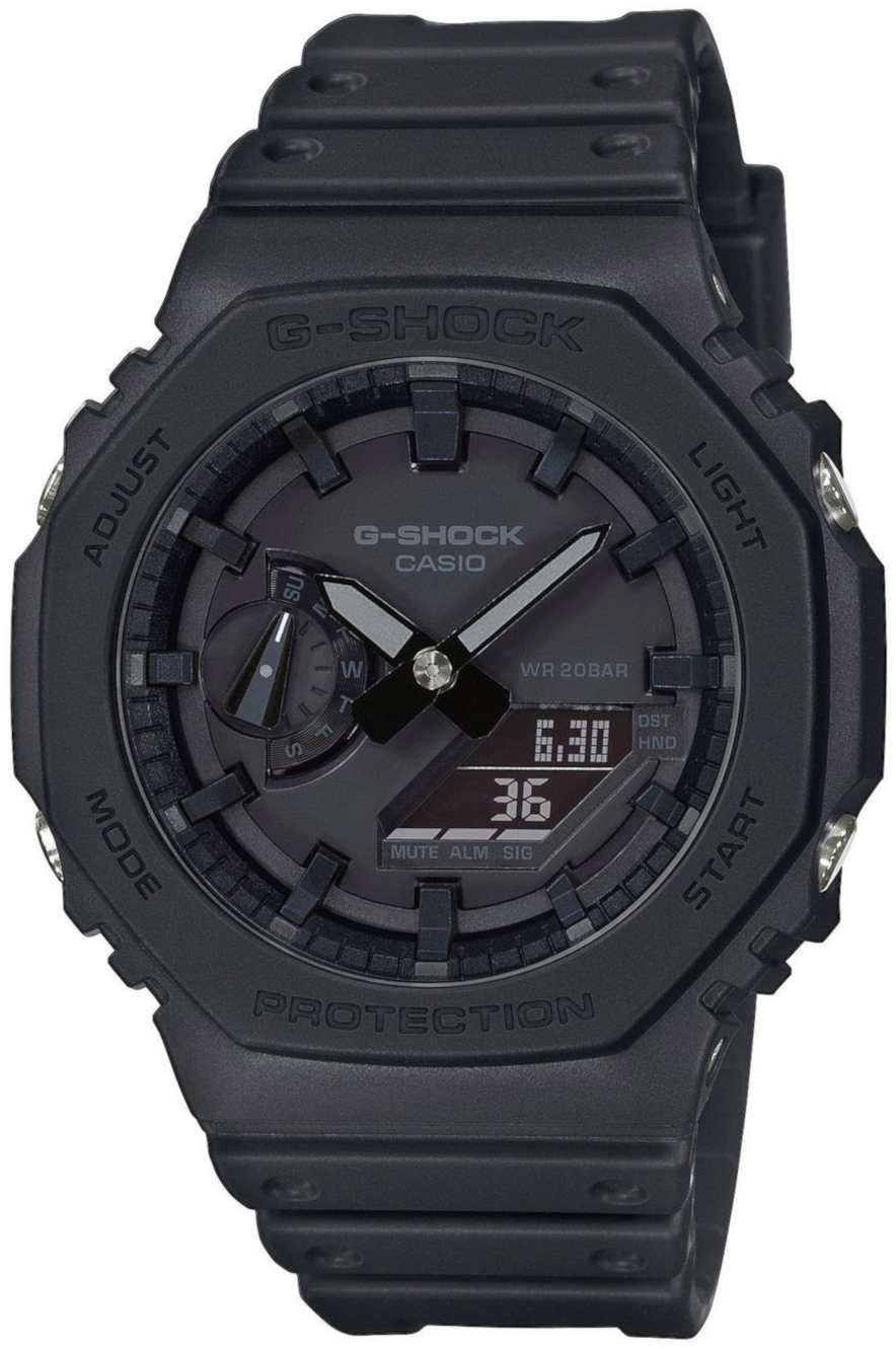 Casio Herrklocka GA-2100-1A1ER G-Shock Svart/Resinplast Ø45.4 mm - Casio