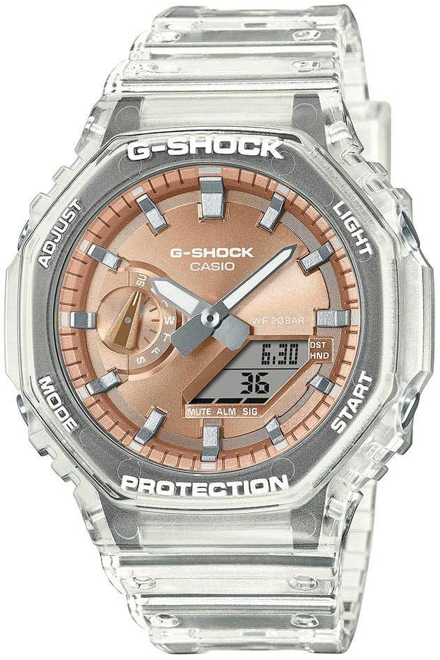 Casio Herrklocka GA-2100BM-7A5ER G-Shock Roséguldstonad/Resinplast - Casio
