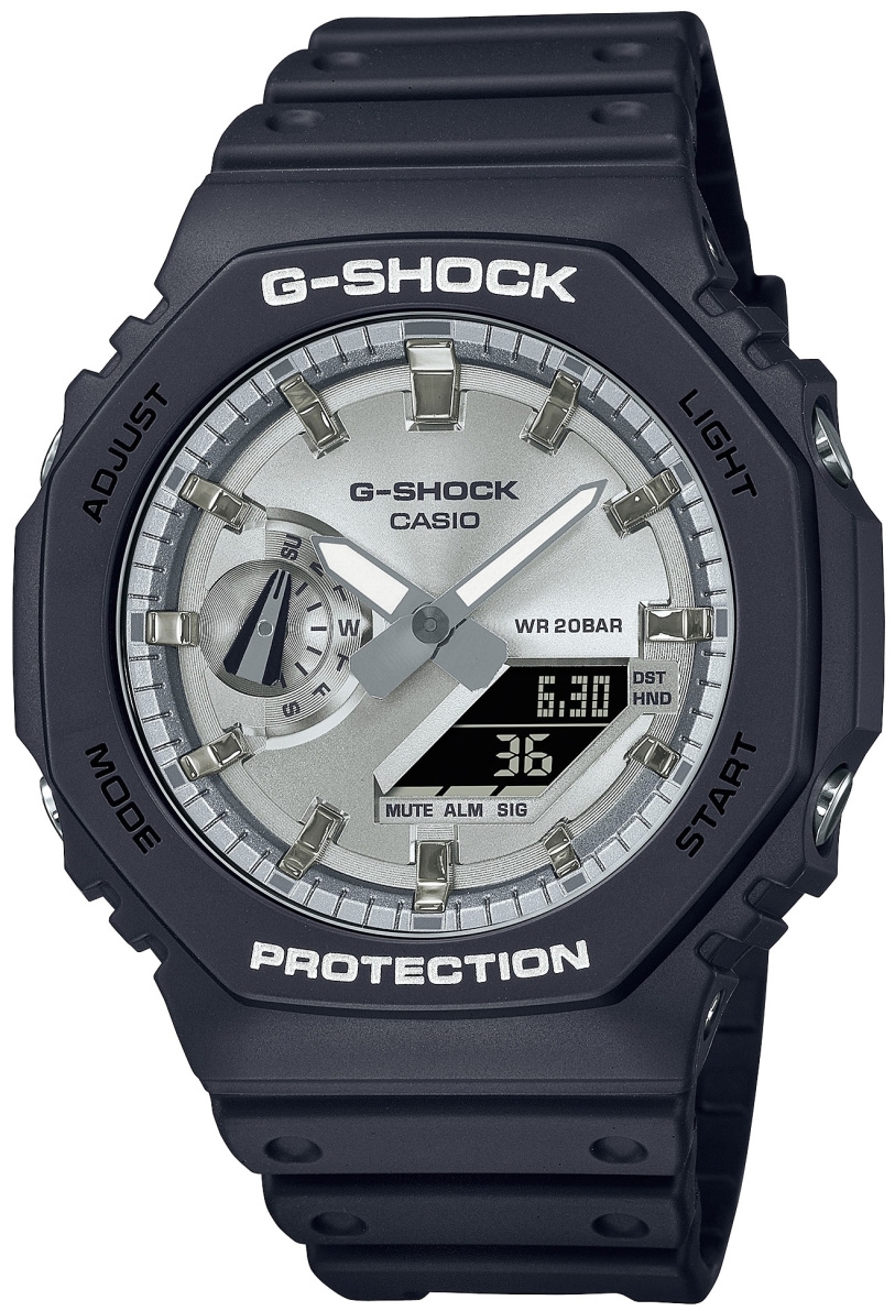 Casio Herrklocka GA-2100SB-1AER G-Shock Grå/Resinplast 48.5x45.4 mm - Casio