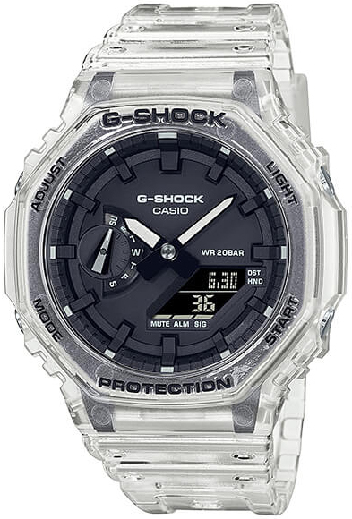 Casio Herrklocka GA-2100SKE-7AER G-Shock Svart/Resinplast Ø45.4 mm - Casio