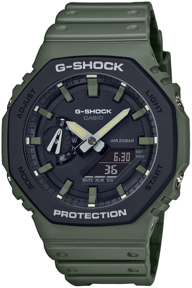 Casio Herrklocka GA-2110SU-3AER G-Shock Svart/Resinplast Ø45.4 mm - Casio