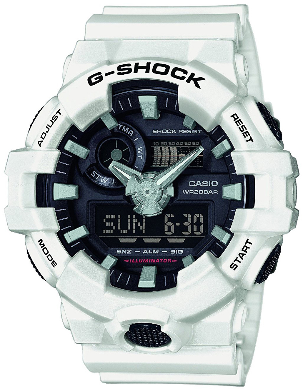 Casio G-Shock Herrklocka GA-700-7AER Svart/Resinplast Ø57.5 mm