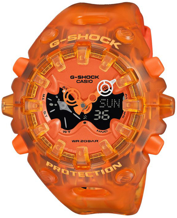 Casio Herrklocka GA-V01SKE-4AER G-Shock Orange/Resinplast Ø49 mm