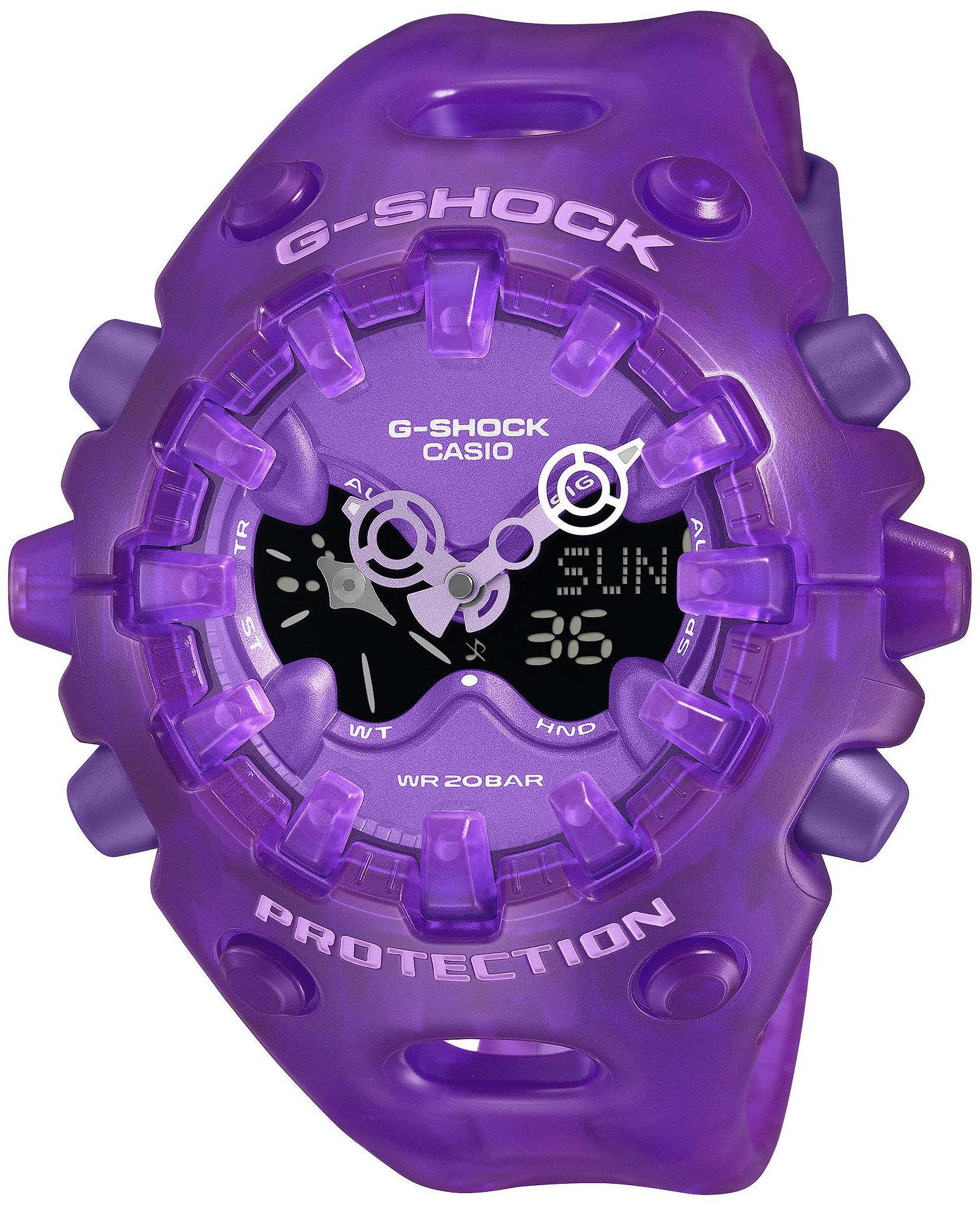 Casio Herrklocka GA-V01SKE-6AER G-Shock Lila/Resinplast Ø49 mm