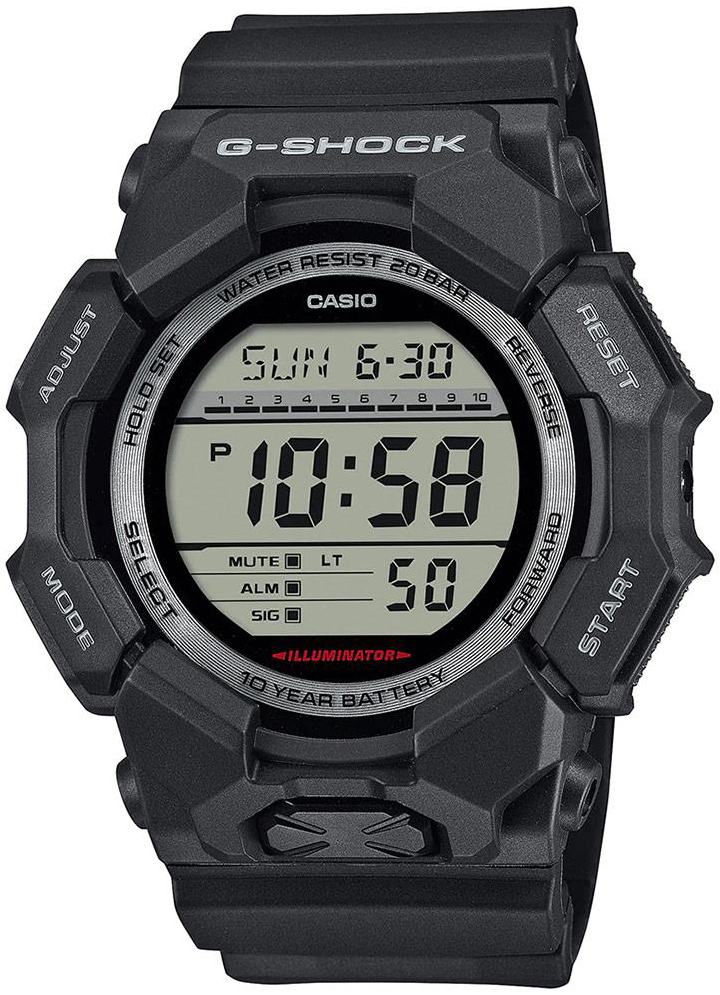 Casio Herrklocka GD-010-1ER G-Shock LCD/Gummi Ø54.9 mm - Casio