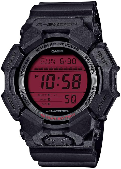 Casio Herrklocka GD-010BBR-1ER G-Shock LCD/Gummi Ø51.9 mm - Casio