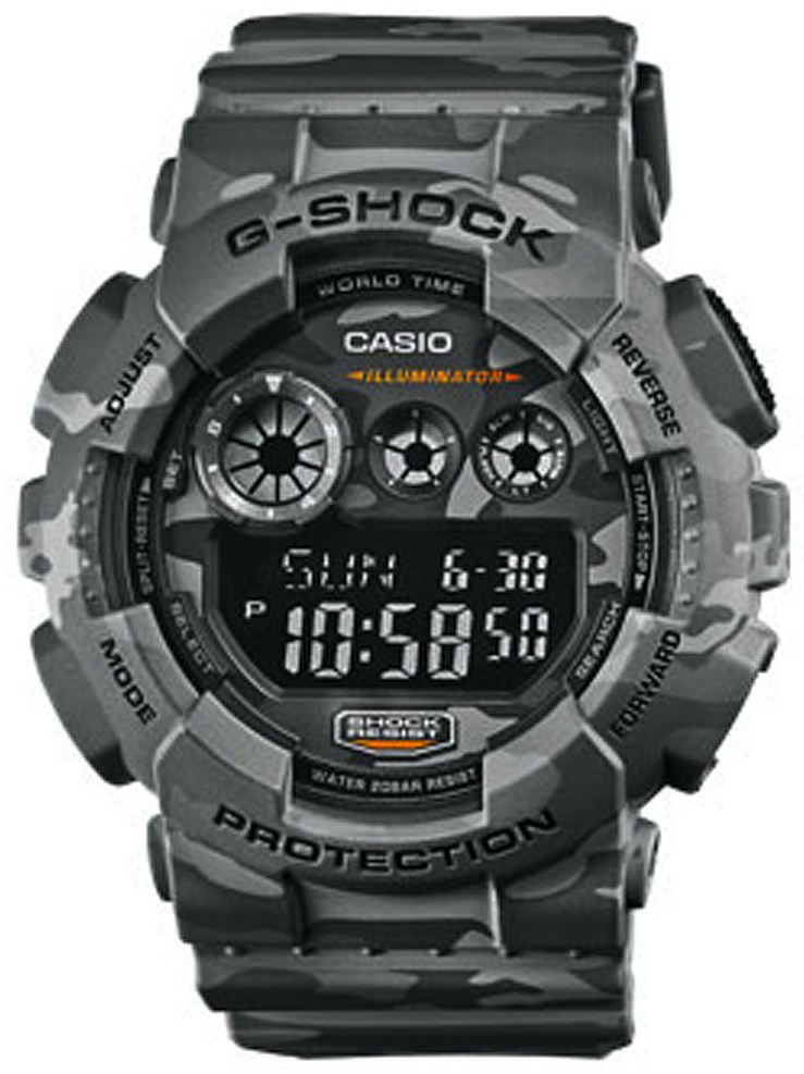 Casio G-Shock Herrklocka GD-120CM-8ER LCD/Resinplast Ø51.2 mm