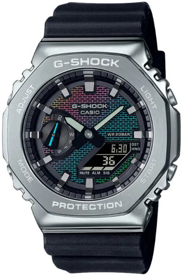 Casio Herrklocka GM-2100RW-1AER G-Shock Flerfärgad/Gummi Ø44 mm - Casio