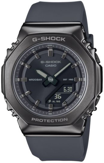 Casio Damklocka GM-S2110B-8AER G-Shock Svart/Gummi Ø40 mm - Casio