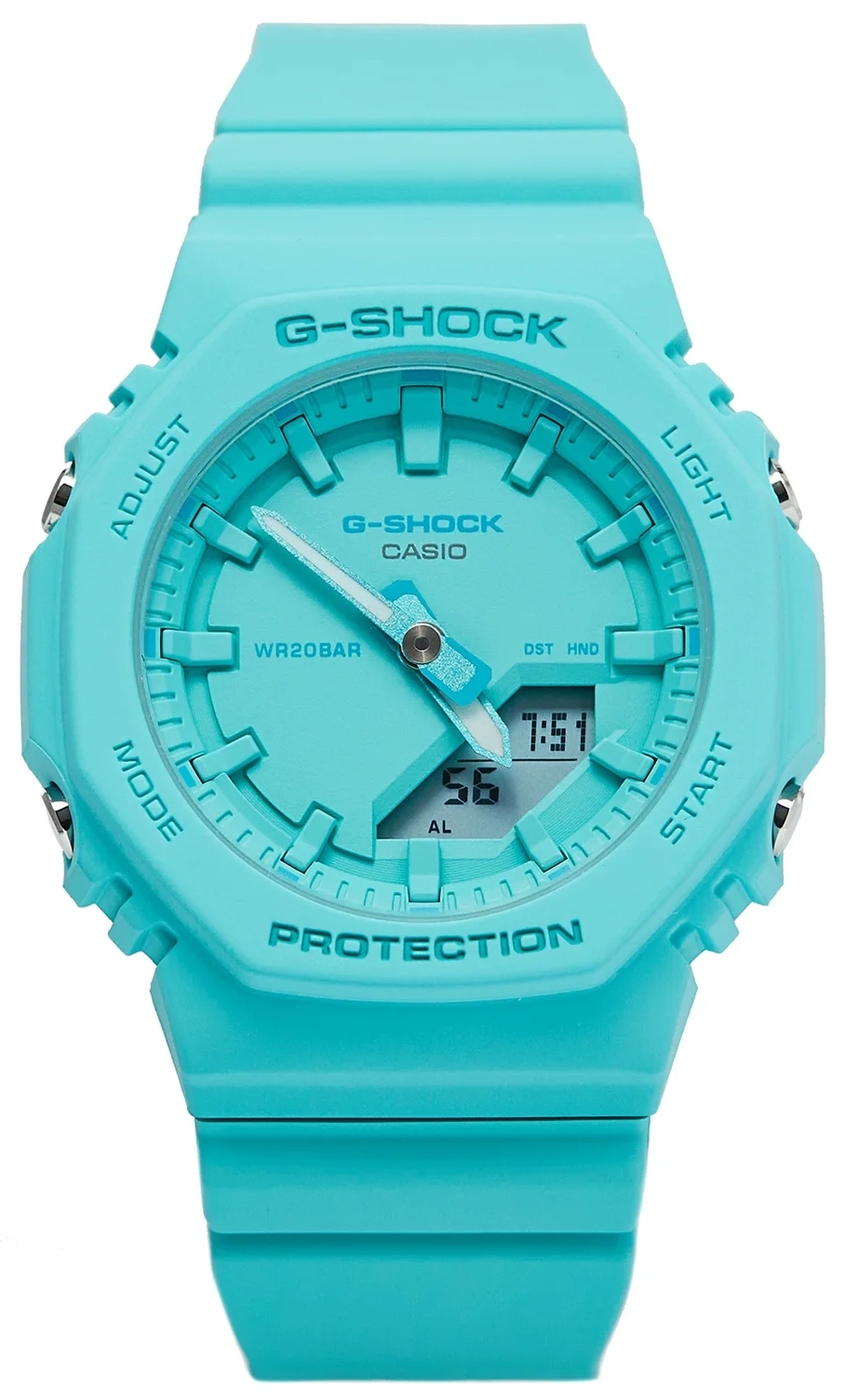 Casio Damklocka GMA-P2100-2AER G-shock Grön/Resinplast Ø40.2 mm - Casio