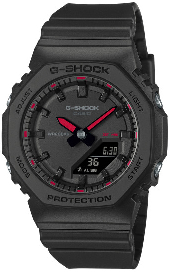 Casio Damklocka GMA-P2100SA-1A1ER G-Shock Svart/Gummi Ø40.2 mm - Casio