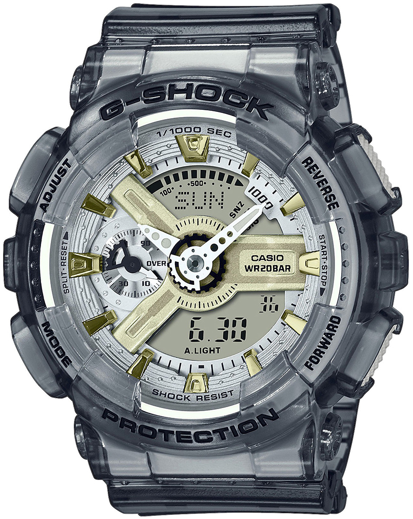 Casio Herrklocka GMA-S110GS-8AER G-Shock LCD/Resinplast Ø45.9 mm - Casio
