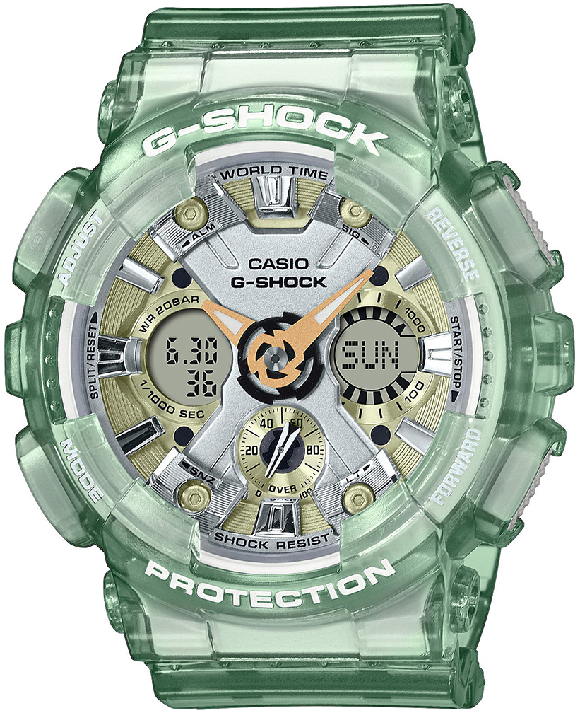 Casio Herrklocka GMA-S120GS-3AER G-Shock LCD/Resinplast Ø45.9 mm - Casio