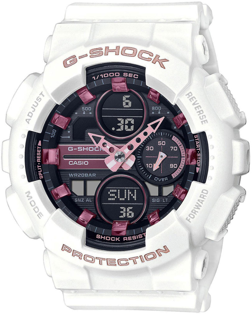 Casio Damklocka GMA-S140M-7AER G-Shock Svart/Resinplast Ø45.9 mm - Casio