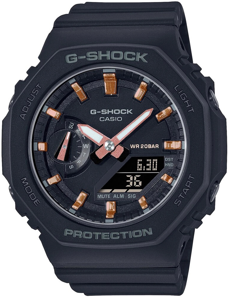 Casio Damklocka GMA-S2100-1AER G-Shock Svart/Resinplast Ø42.9 mm - Casio