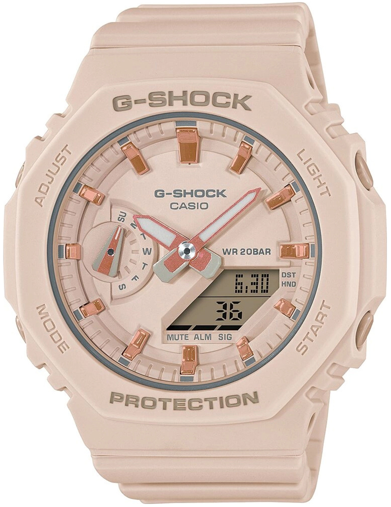 Casio Damklocka GMA-S2100-4AER G-Shock Beige/Resinplast Ø42.9 mm - Casio