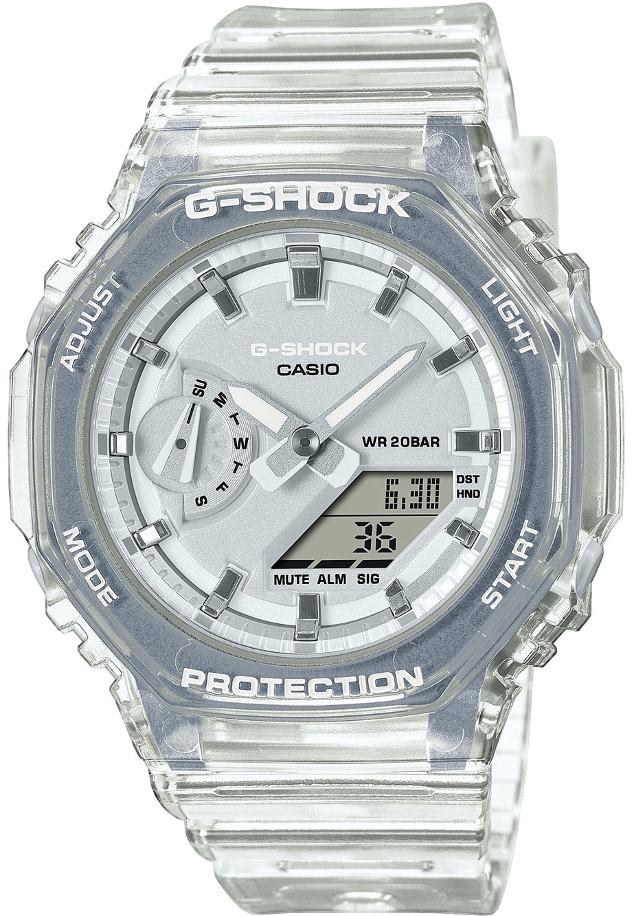 Casio GMA-S2100SK-7AER G-Shock Silverfärgad/Resinplast Ø43 mm - Casio