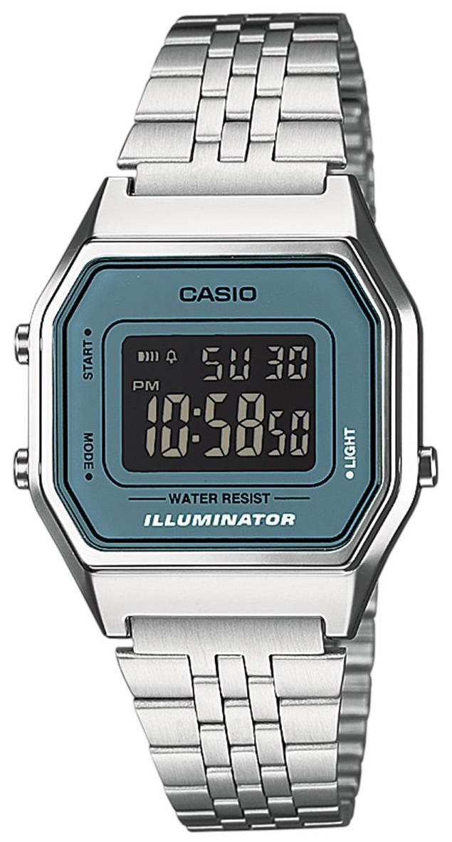 Casio Casio Collection Damklocka LA680WEA-2BEF LCD/Stål Ø28.6 mm - Casio
