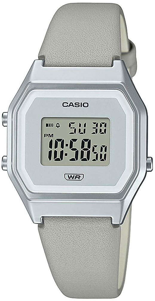 Casio Damklocka LA680WEL-8EF Vintage LCD/Läder - Casio