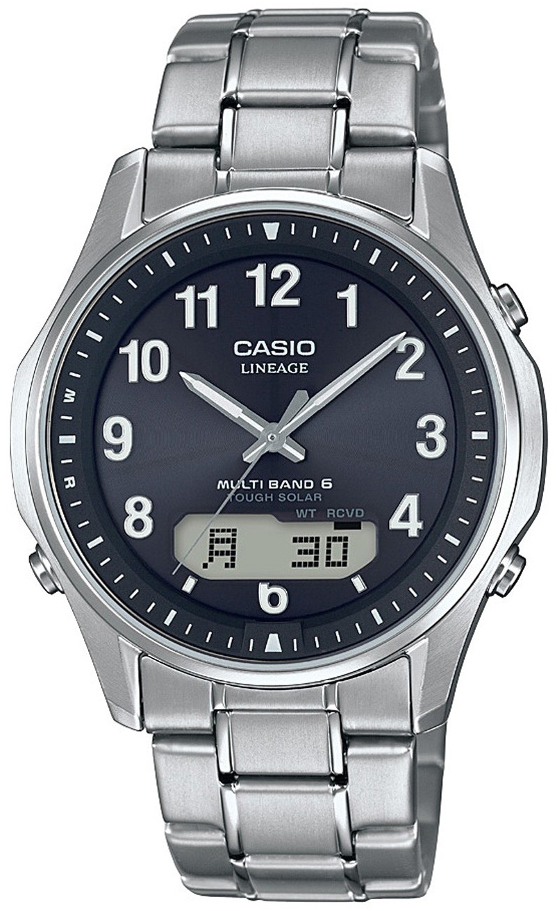 Casio Herrklocka LCW-M100TSE-1A2ER Radio Controlled Svart/Titan Ø40 - Casio