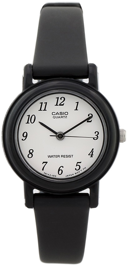 Casio Damklocka LQ-139BMV-1BLDF Classic Vit/Gummi Ø25 mm - Casio