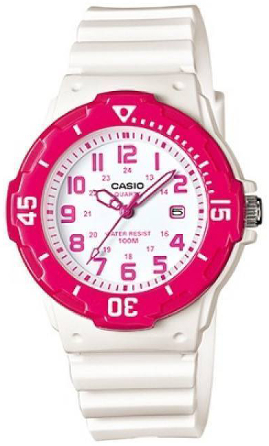 Casio Damklocka LRW-200H-4B Quartz Vit/Resinplast Ø38.9 mm - Casio