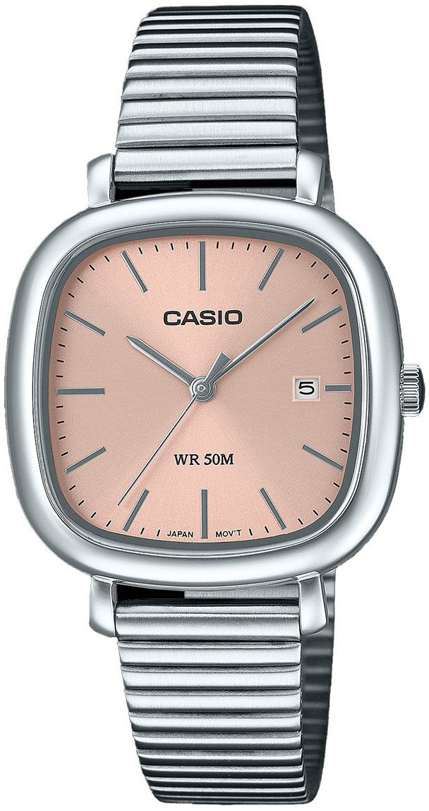Casio LTP-B166D-4AVEF Timeless Collection Roséguldstonad/Stål - Casio