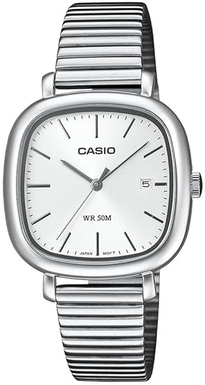 Casio LTP-B166D-7AVEF Timeless Collection Silverfärgad/Stål - Casio