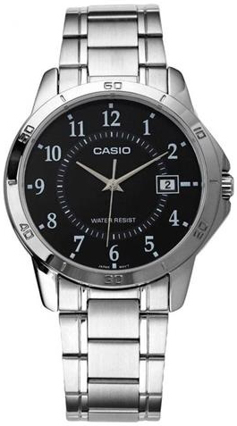 Casio Damklocka LTP-V004D-1BUDF Classic Svart/Stål Ø30 mm - Casio