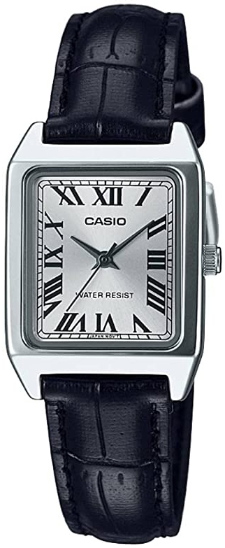 Casio Damklocka LTP-V007L-7B1UDF Classic Silverfärgad/Läder 22x30 mm - Casio