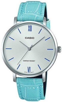 Casio LTP-VT01L-7B3UDF Classic Blå/Läder Ø34 mm - Casio