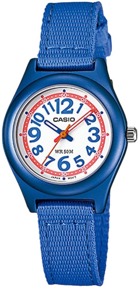 Casio Damklocka LTR-19B-2B2VDF Classic Vit/Textil &Oslash;26 mm