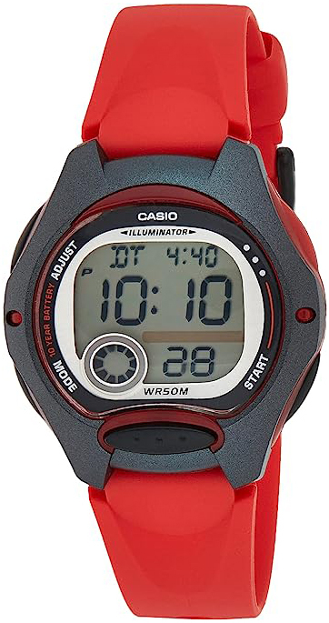 Casio Damklocka LW-200-4AVDF Classic LCD/Gummi Ø34 mm - Casio
