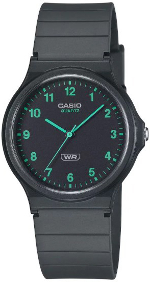 Casio Damklocka MQ-24B-8BEF Pop Svart/Gummi Ø34.9 mm - Casio