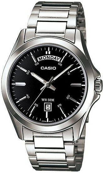 Casio Herrklocka MTP-1370D-1A1VDF Classic Svart/Stål Ø40 mm