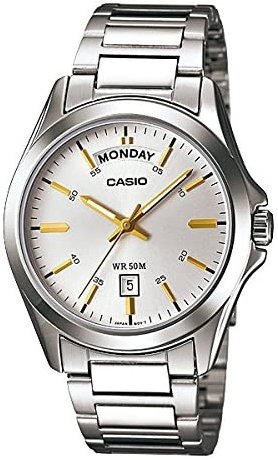 Casio Herrklocka MTP-1370D-7A2VDF Classic Silverfärgad/Stål Ø40 mm - Casio