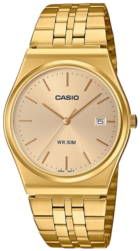 Casio Damklocka MTP-B145G-9AVEF Standard Guldtonad/Guldtonat stål - Casio