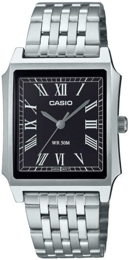 Casio MTP-B190D-1BVEF Timeless Collection Svart/Stål - Casio