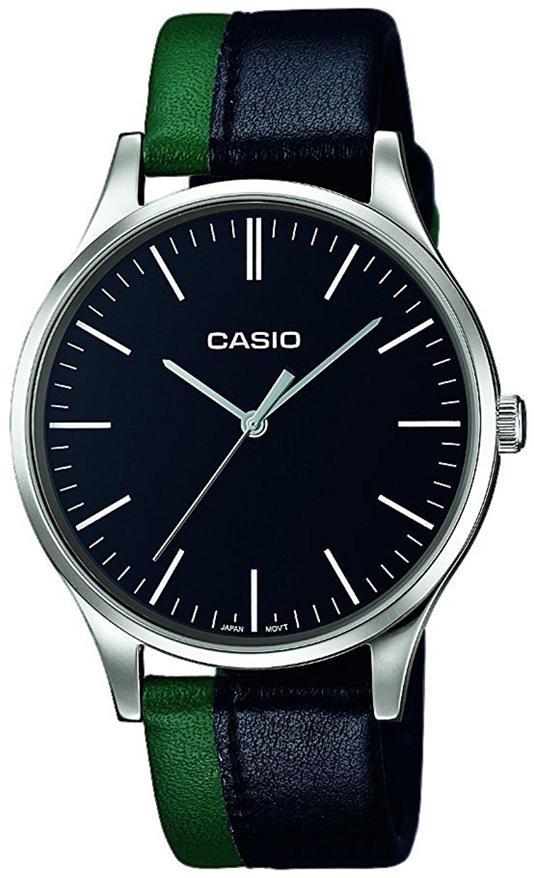 Casio Casio Collection Herrklocka MTP-E133L-1EEF Svart/Läder Ø46 mm