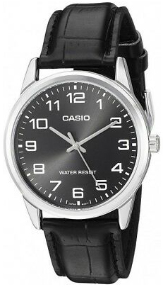 Casio Herrklocka MTP-V001L-1BUDF Classic Svart/Läder Ø38 mm - Casio