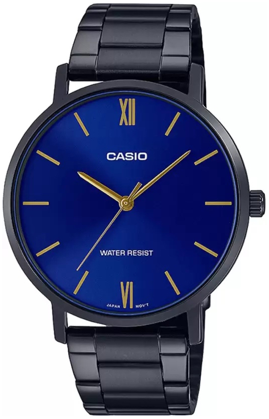 Casio Herrklocka MTP-VT01B-2BUDF Classic Blå/Stål Ø40 mm - Casio
