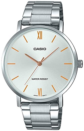 Casio Herrklocka MTP-VT01D-7BUDF Classic Silverfärgad/Stål Ø40 mm - Casio
