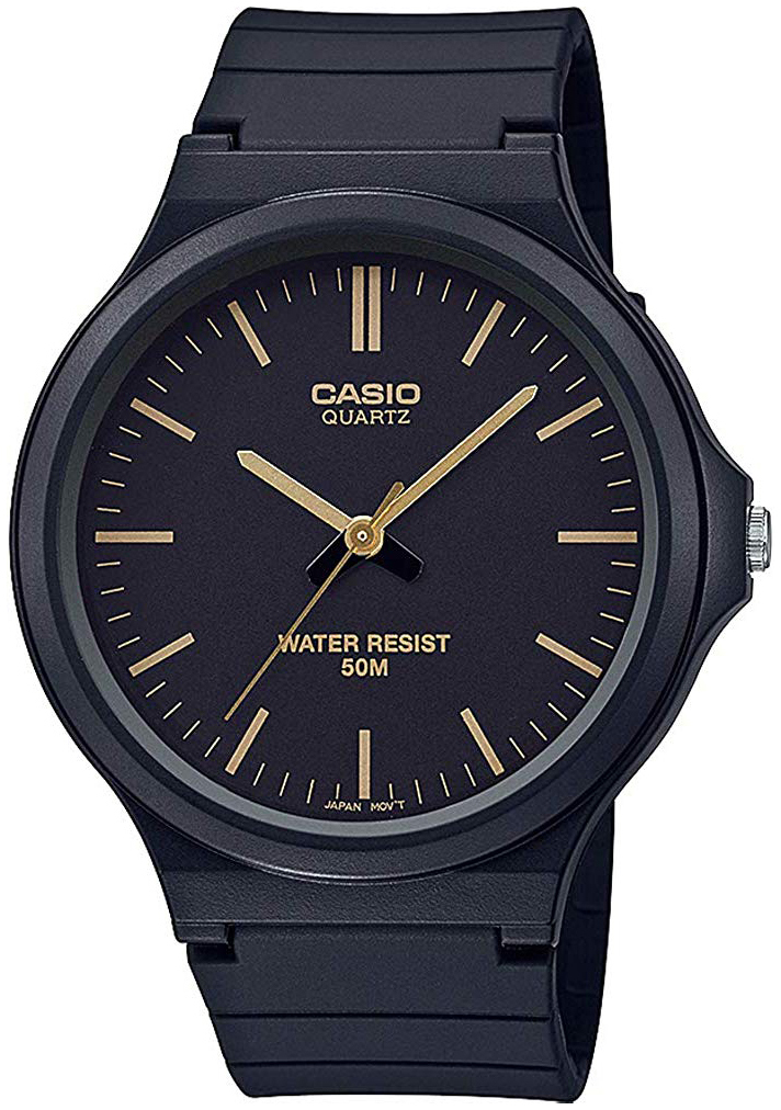 Casio Herrklocka MW-240-1E2VEF Quartz Svart/Resinplast Ø43 mm - Casio
