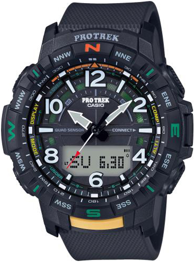 Casio Herrklocka PRT-B50-1ER Svart/Resinplast Ø50.9 mm - Casio