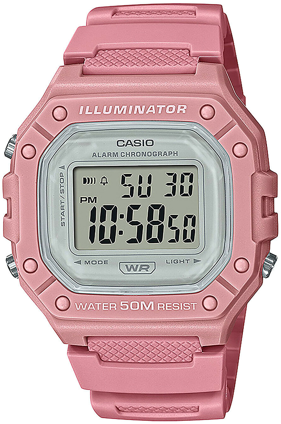 Casio Damklocka W-218HC-4AVEF Collection LCD/Resinplast - Casio