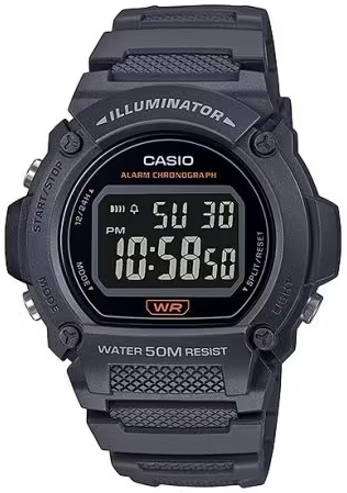 Casio Herrklocka W-219H-8BVDF Classic LCD/Resinplast Ø47 mm - Casio