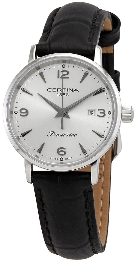 Certina Damklocka C035.210.16.037.00 Ds Caimano Silverfärgad/Läder - Certina