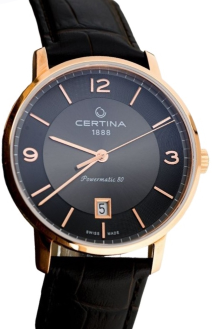 Certina Damklocka C035.407.36.087.00 DS Caimano Grå/Läder Ø39 mm - Certina
